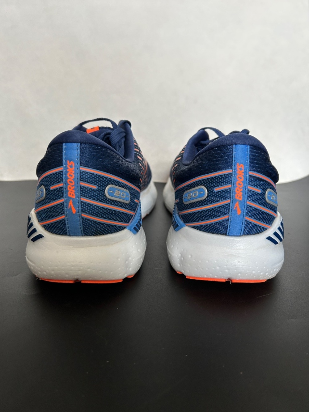 Brooks Glycerine 20 GTS Blue Depths/Palace Blue/Orange Sneakers,, Size 12.5 2E - Picture 7 of 11